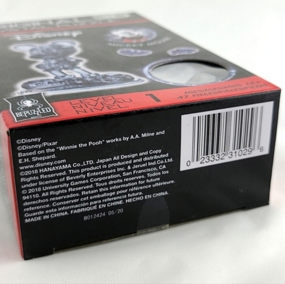 New in box, sealed, Disney Bepuzzled Mickey Mouse Original 3D Crystal Puzzle 47 - Picture 8 of 10